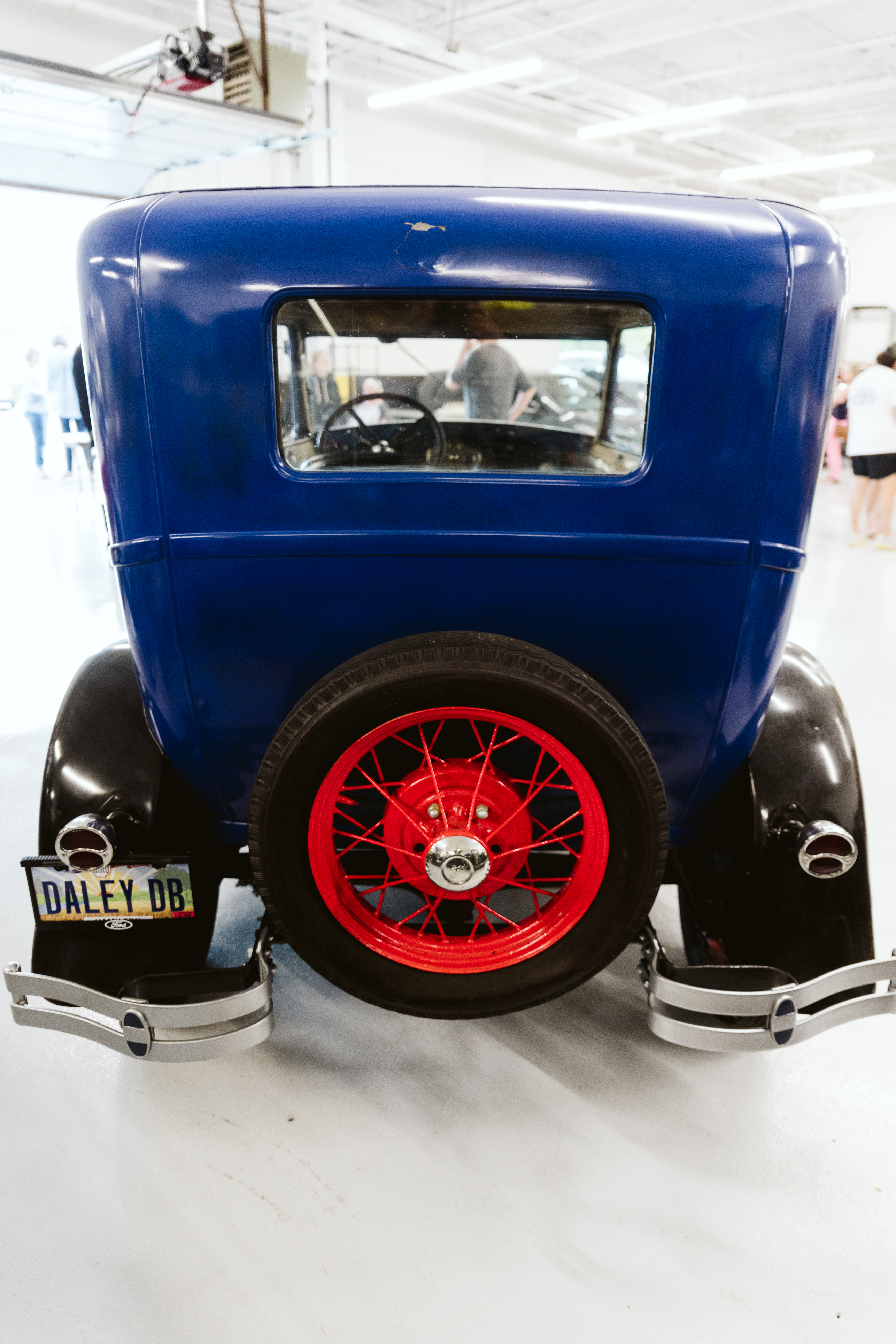 Classic Car7 “Restored classic car in workshop”