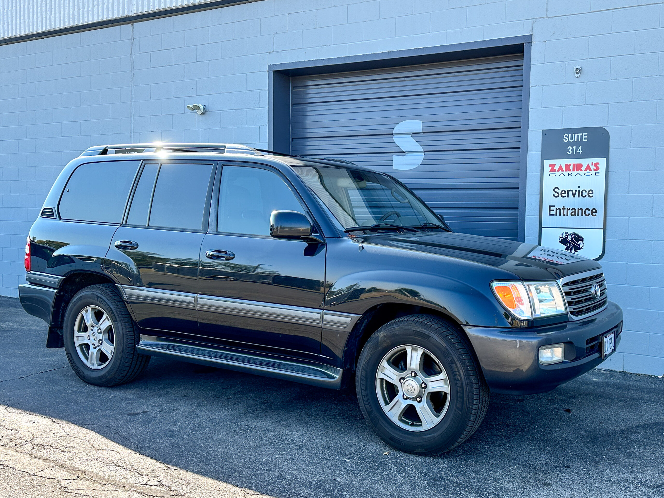 Land Cruiser Top Pic “Toyota Land Cruiser in shop for routine service”
