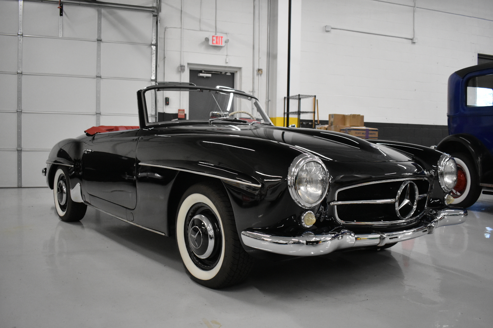 MB000 “Mercedes-Benz C-Class undergoing scheduled maintenance”