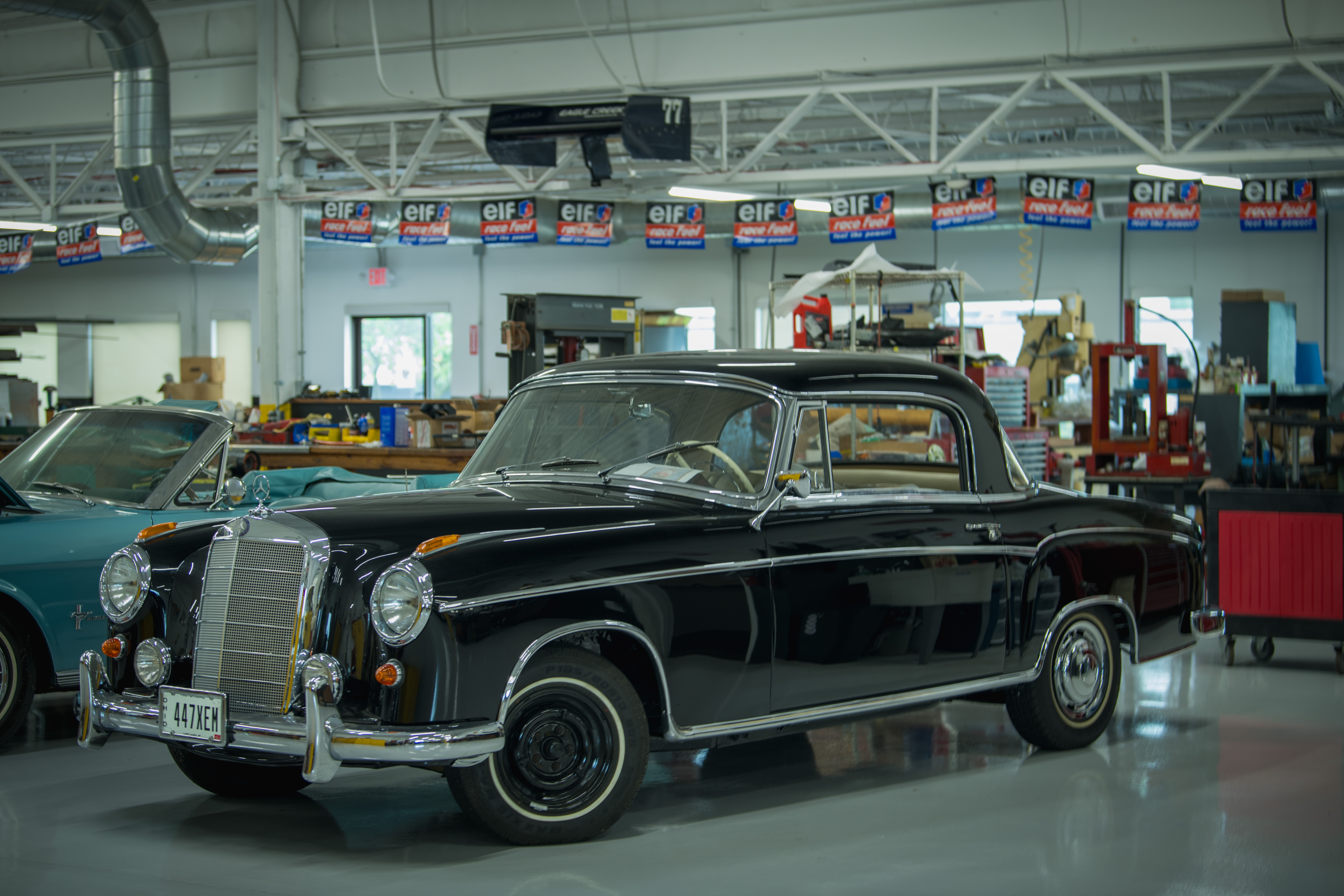 MB002 “Mercedes oil change in progress”